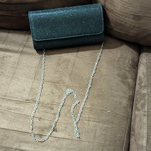 Black with Shimmer evening clutch